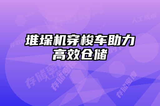 堆垛機(jī)穿梭車(chē)助力高效倉(cāng)儲(chǔ)